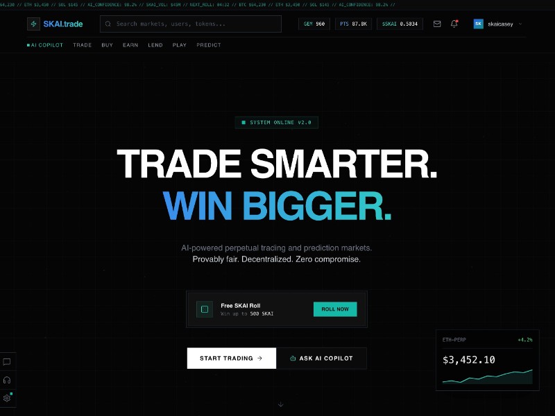 Preview for Crypto Trading Dashboard Landing Page Template