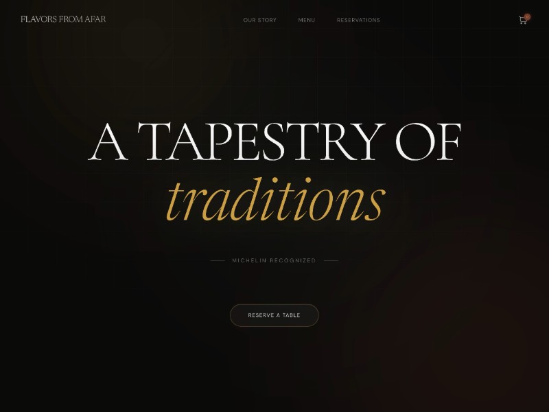 Preview for Fine Dining & Cultural Restaurant Template