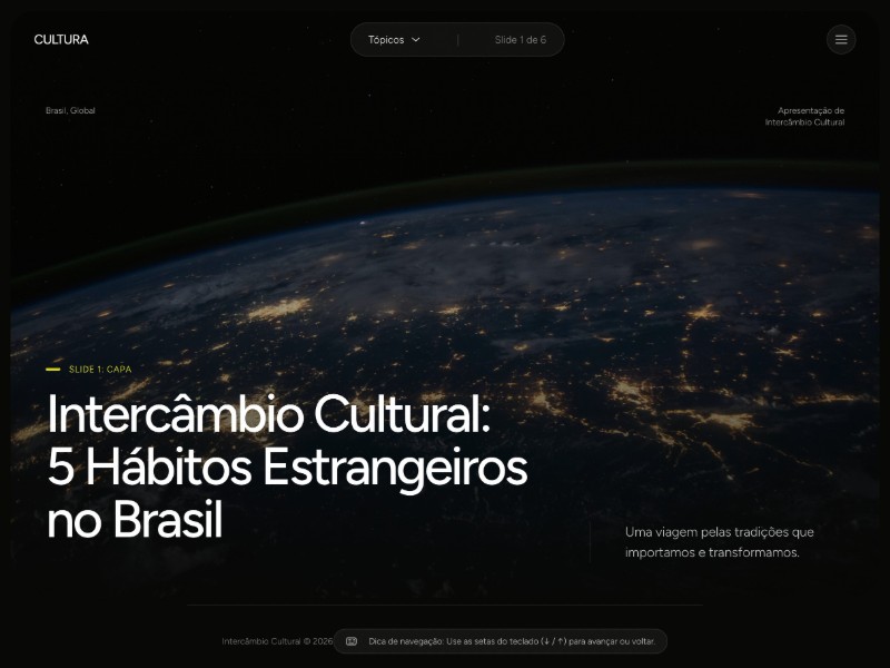 Preview for Cultural Presentation Landing Page Template