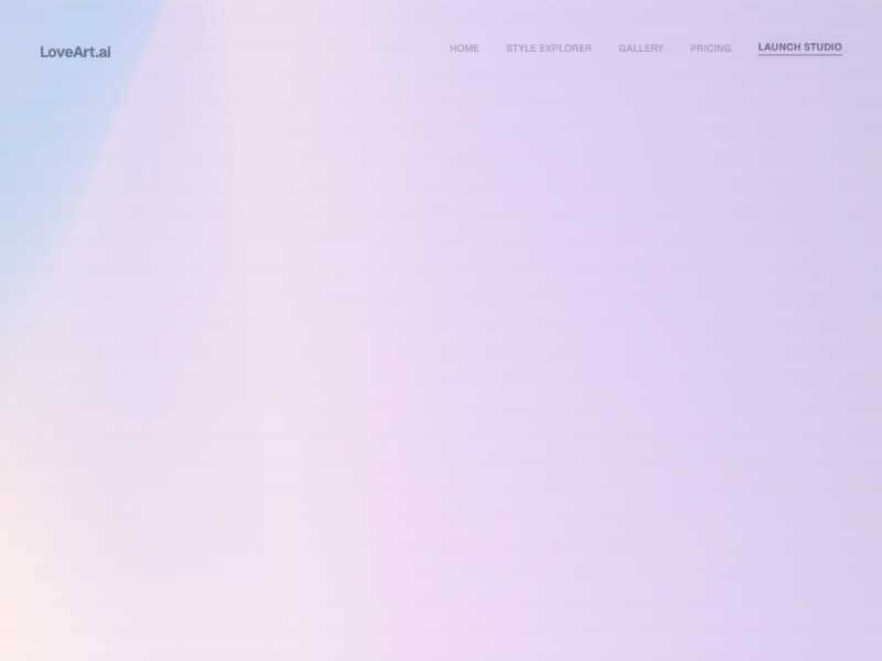 Preview for AI Art Landing Page Template