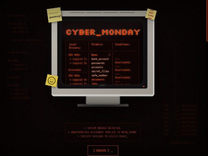 Preview for Cyber Monday Landing Page Template