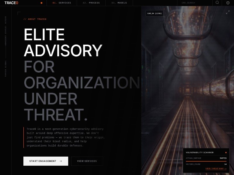 Preview for Cybersecurity Advisory Landing Page Template