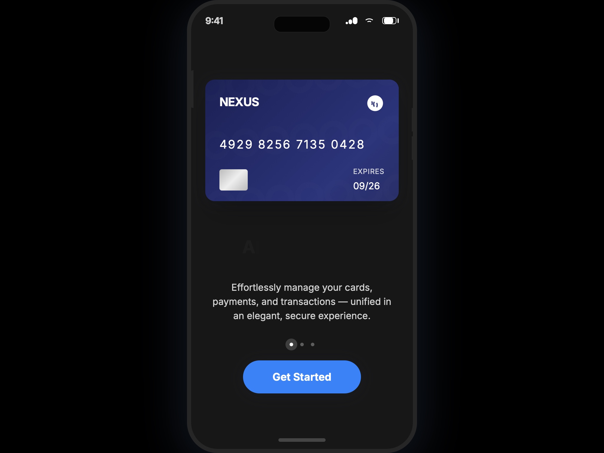 Preview for Onboarding Card Flip UI