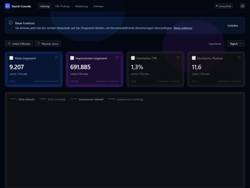 Preview for Dark Analytics Dashboard UI Template