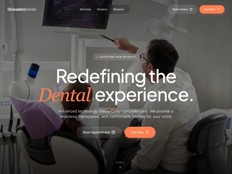 Preview for Modern Dental Clinic Landing Page
