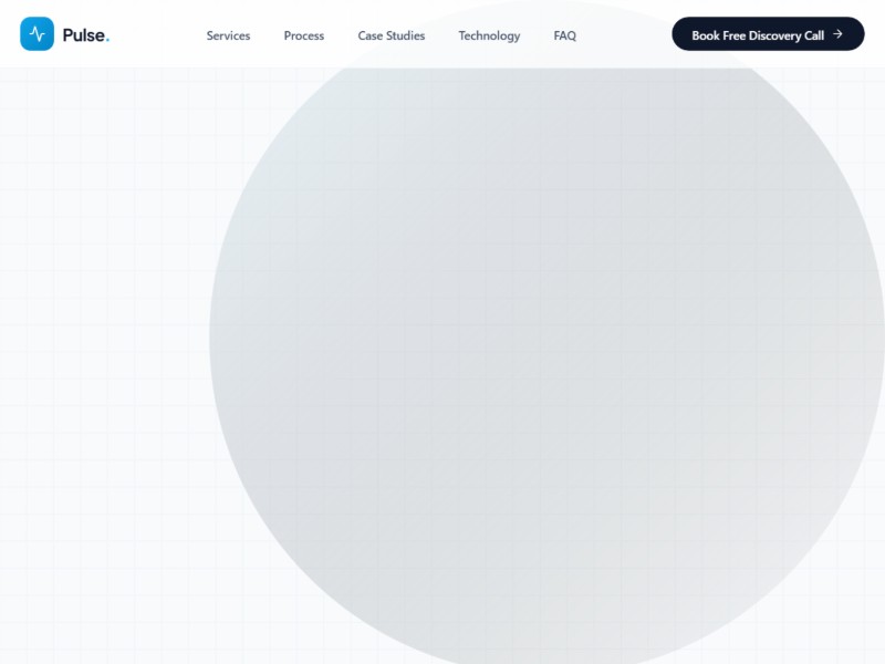 Preview for Healthcare Software Agency Landing Page Template