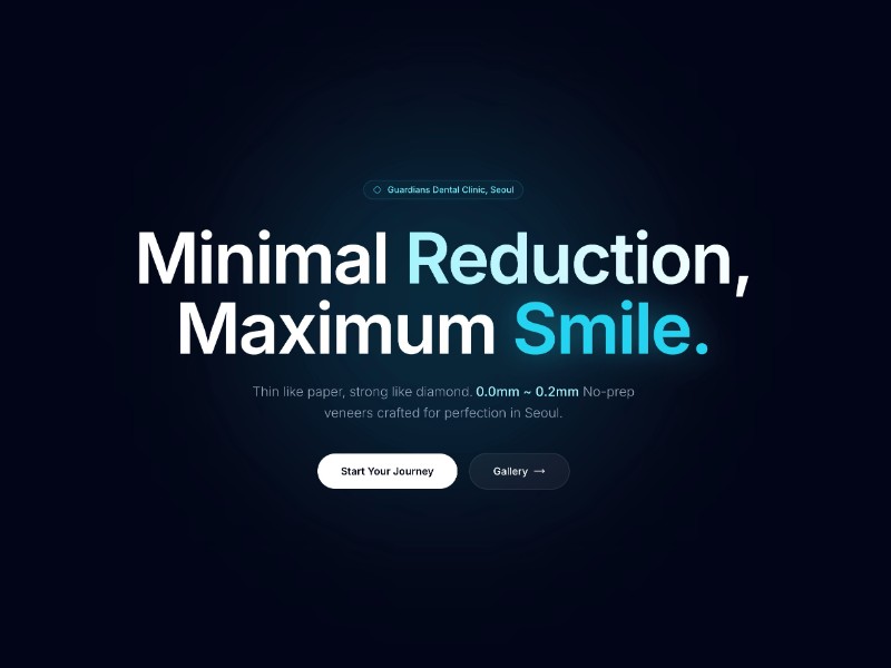 Preview for Dental Veneer Landing Page Template