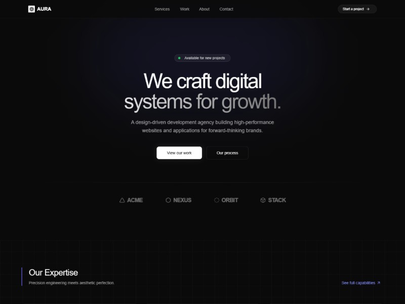 Preview for Digital Agency Landing Page Template