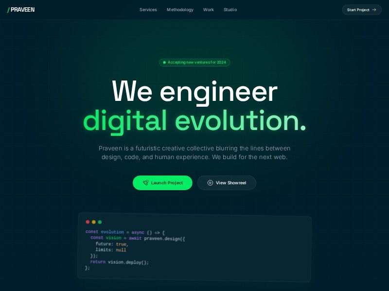 Preview for Digital Agency Landing Page Template