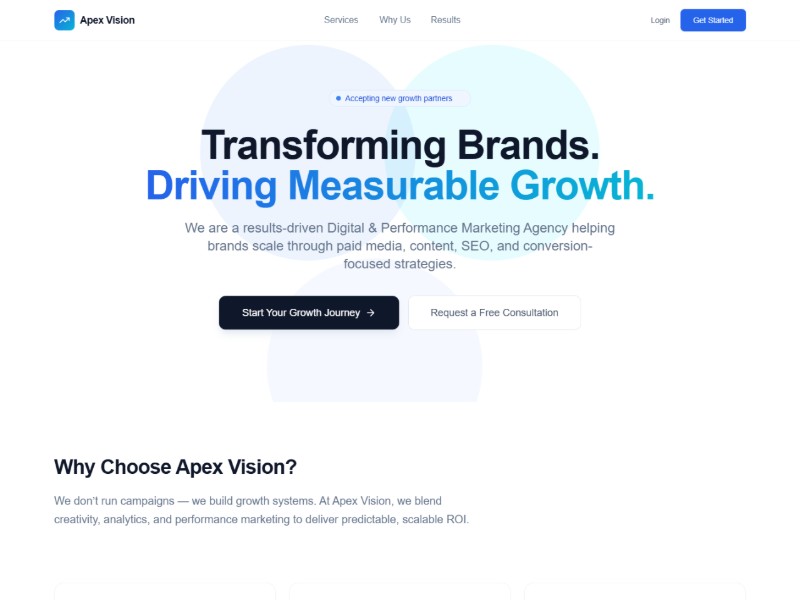 Preview for Digital Marketing Agency Landing Page Template