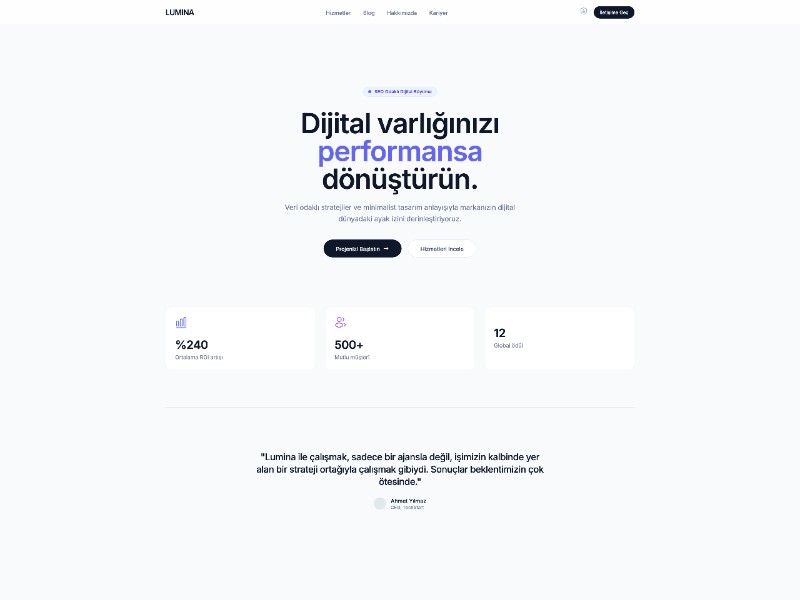 Preview for Digital Marketing Agency Website Template