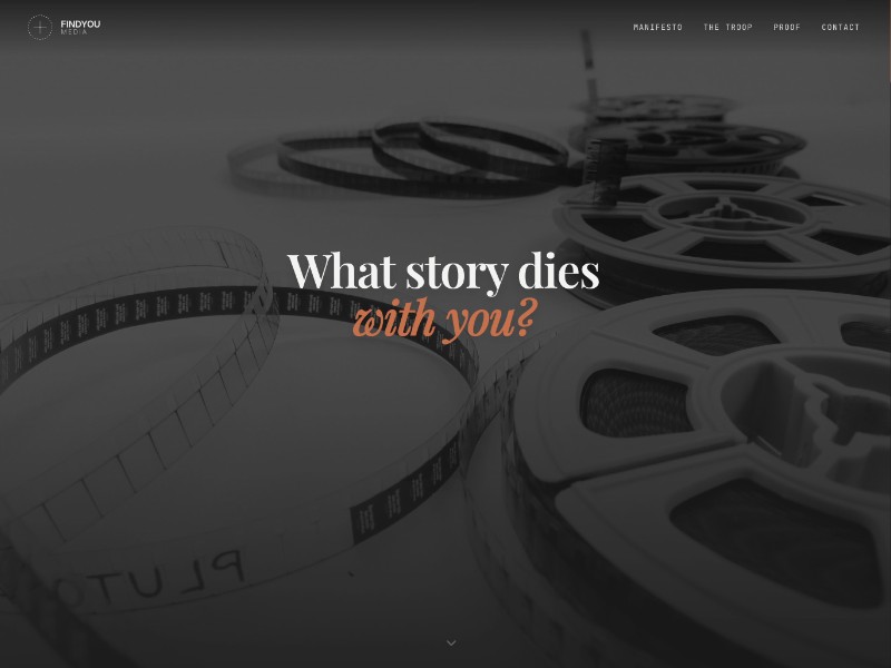 Preview for Documentary Production Landing Page Template