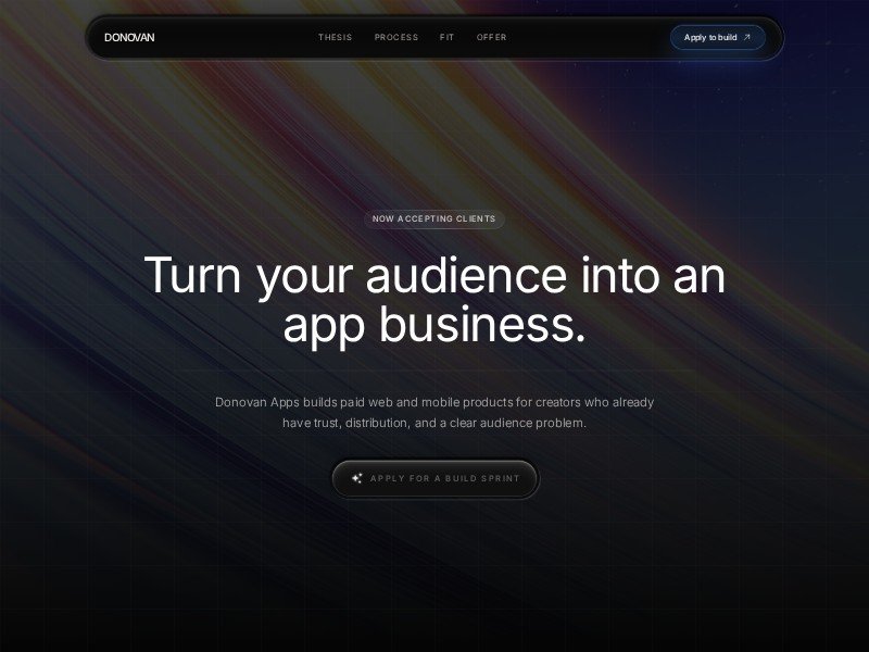 Preview for SaaS Product Studio Landing Page Template