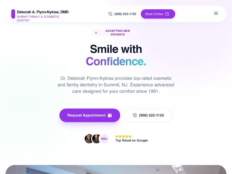 Preview for Dental Practice Landing Page Template