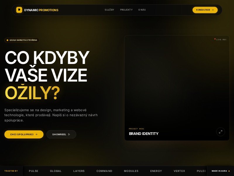 Preview for Dynamic Promotions Agency Landing Page Template