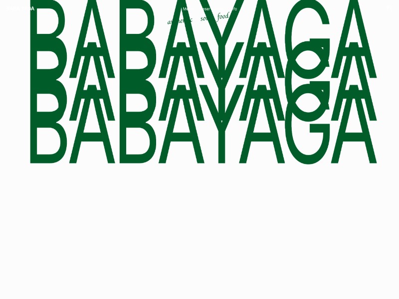 Preview for Eastern European Restaurant Menu Landing Page Template