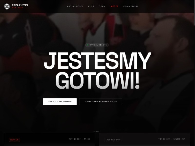 Preview for Pro Sports Club Landing Page Template