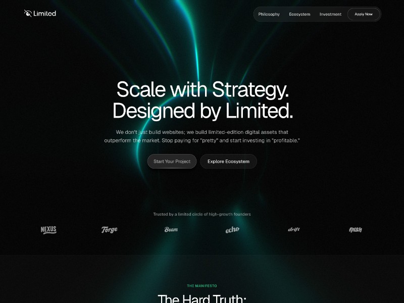 Preview for Limited Agency Landing Page Template