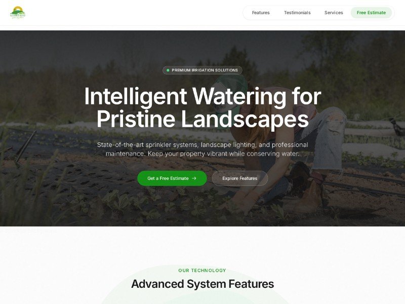 Preview for Emerald Lawn Sprinklers Service Template
