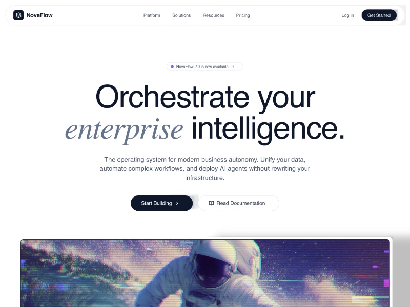 Preview for Enterprise AI SaaS Landing Page Template