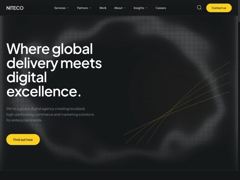 Preview for Niteco Enterprise Agency Landing Page Template