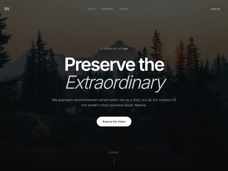 Preview for Environmental Non-profit Landing Page Template