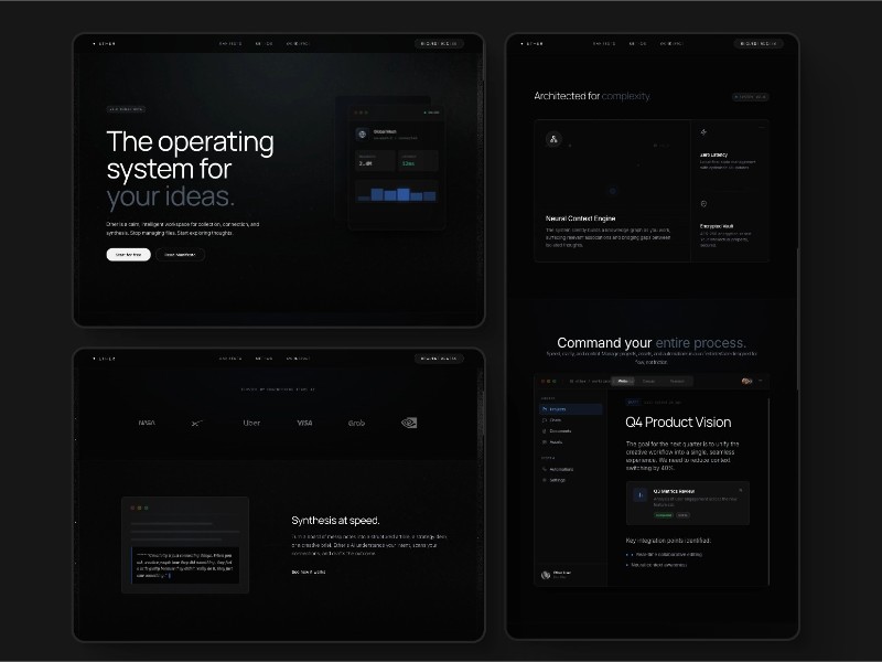 Preview for Ether Canvas — AI Creative Workspace Template