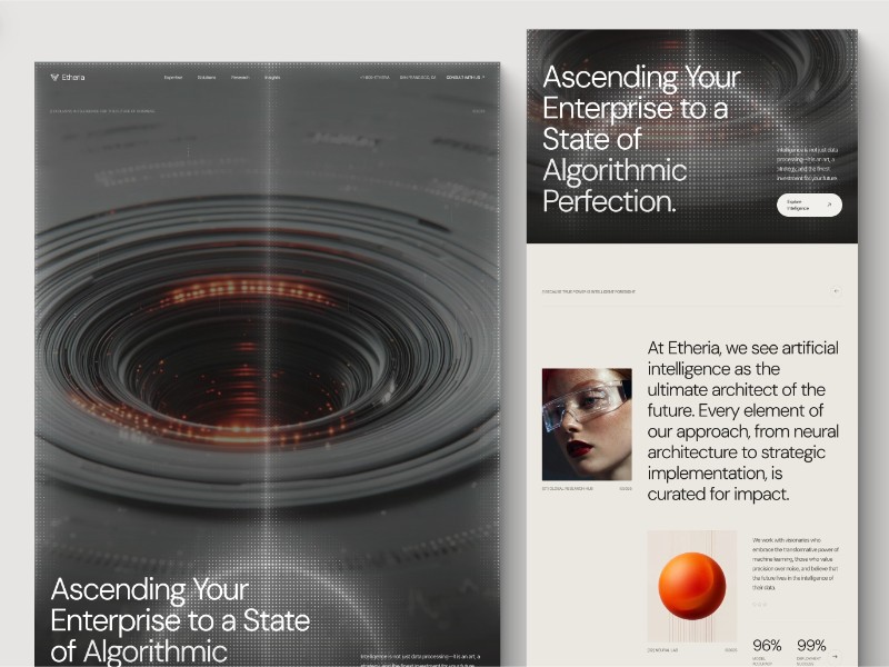 Preview for AI Consulting Landing Page Template