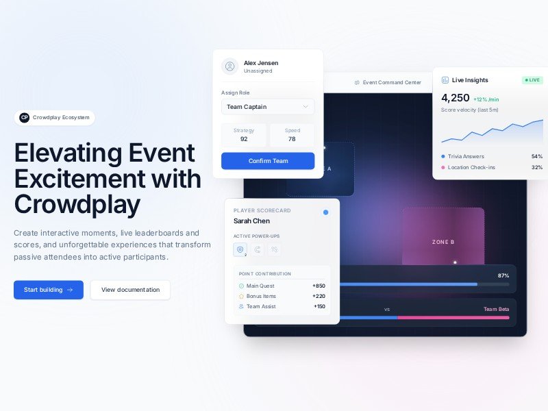 Preview for Event Engagement Landing Page Template