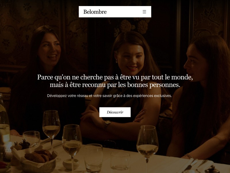 Preview for Exclusive Business Club Landing Page Template