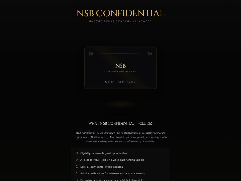 Preview for Exclusive Membership Landing Page Template