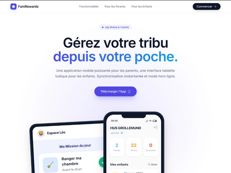 Preview for Famille Plus App