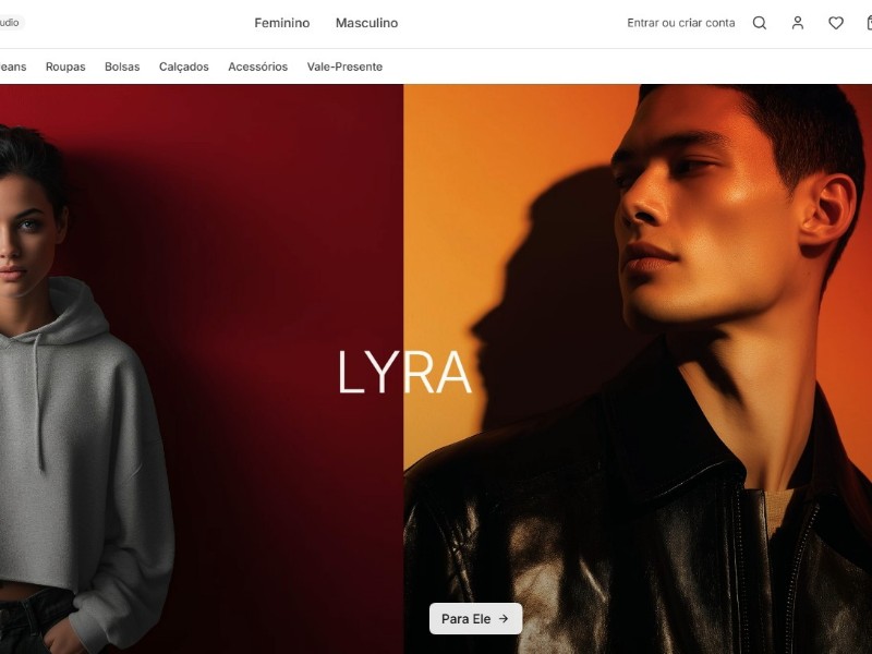 Preview for Fashion E-Commerce Landing Page Template