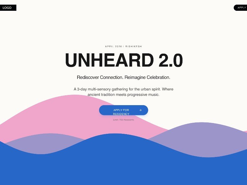 Preview for Festival Event Landing Page Template