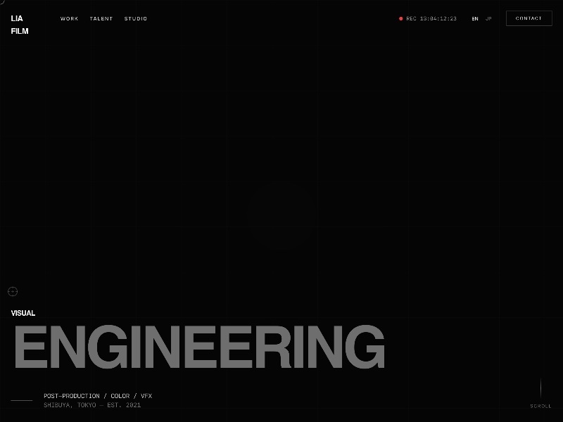 Preview for Film Studio Portfolio Landing Page Template