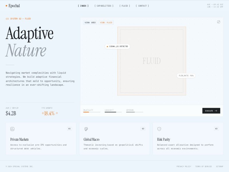 Preview for Financial Services Landing Page Template