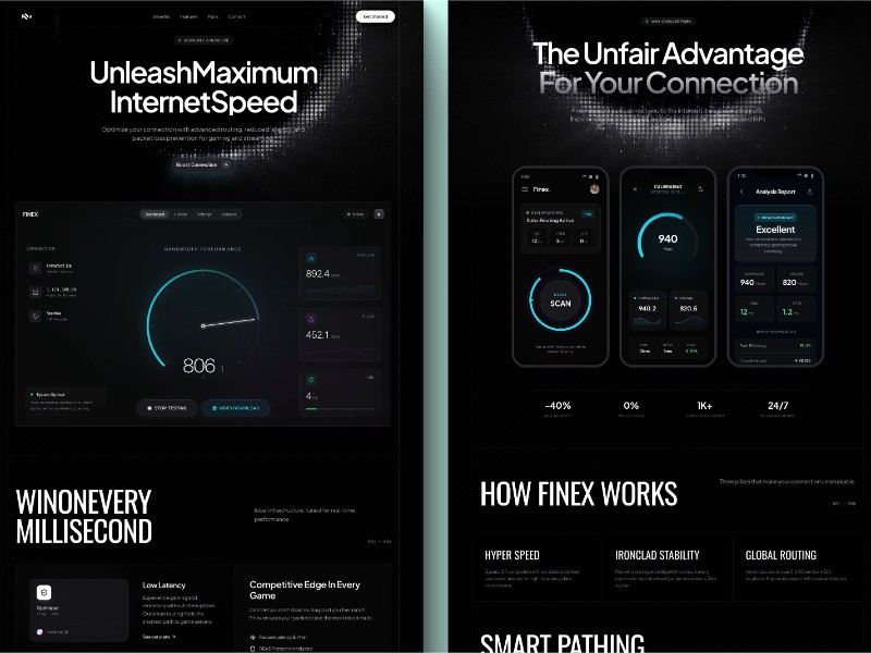 Preview for Finex Internet Optimizer Template