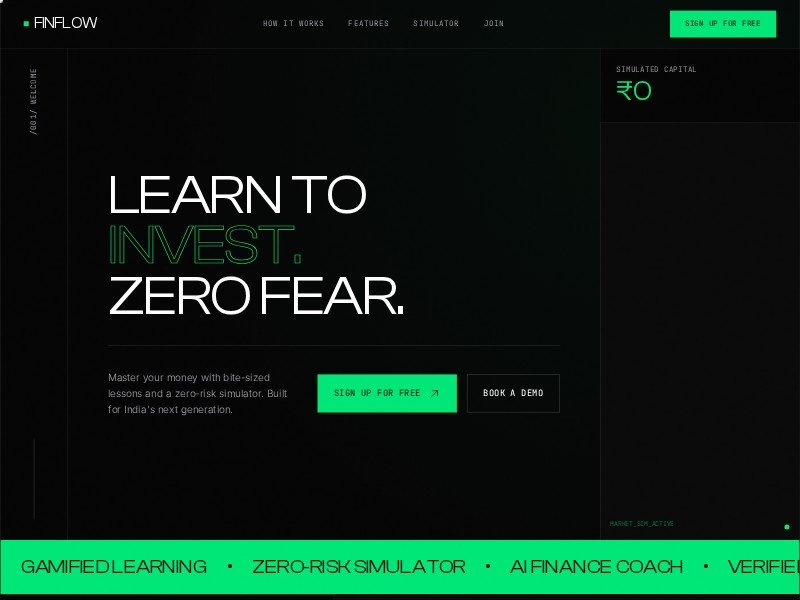Preview for Fintech Learning Landing Page Template