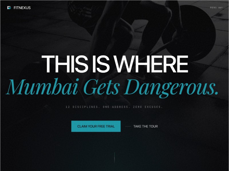 Preview for Fitness Club Landing Page Template