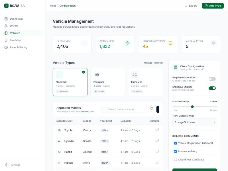 Preview for Fleet Vehicle Management Dashboard Template