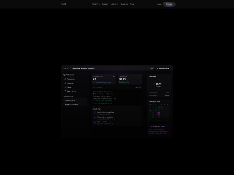 Preview for Gioielleria CRM SaaS Landing Page Template