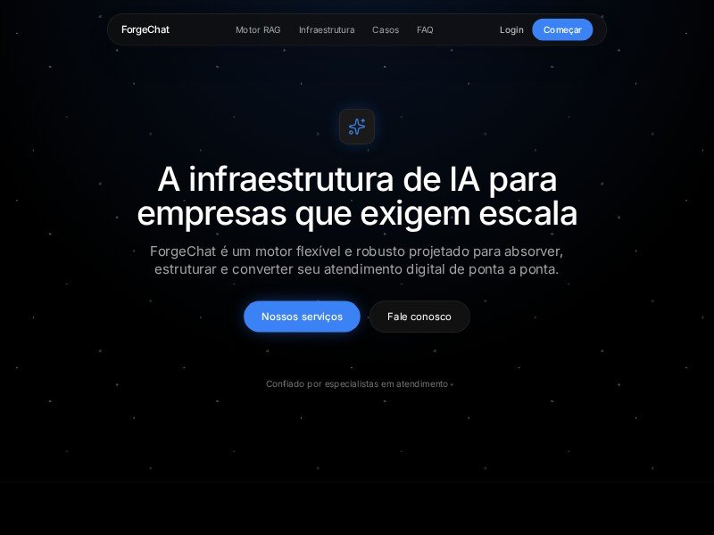 Preview for AI Infrastructure SaaS Landing Page Template