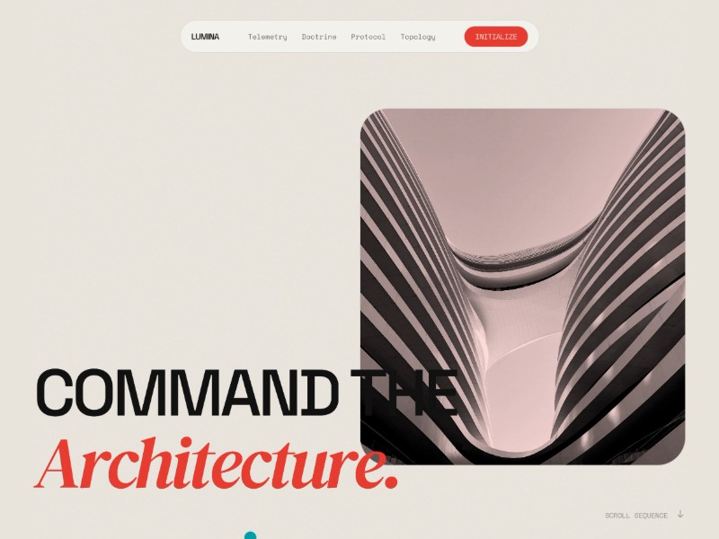Preview for Futuristic Technology Landing Page Template