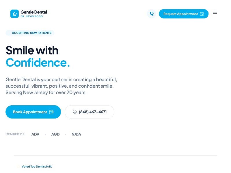 Preview for Dental Practice Landing Page Template