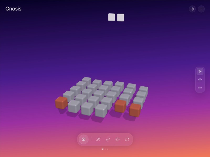 Preview for 3D Gnosis Interface Landing Page Template