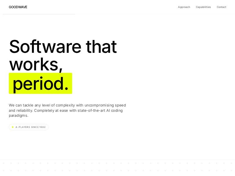 Preview for Software Agency Landing Page Template
