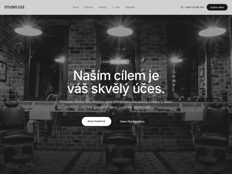 Preview for Hair Salon Landing Page Template