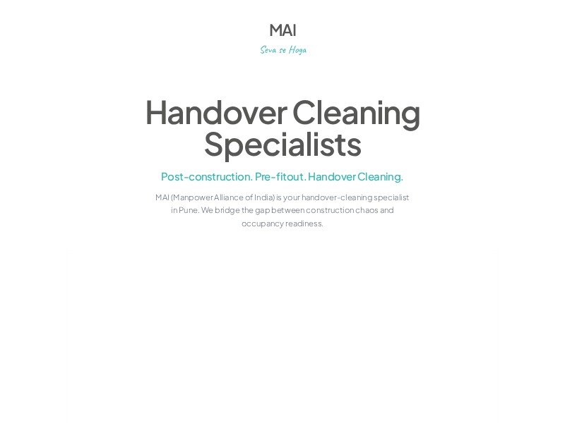 Preview for Commercial Cleaning Services Landing Page Template