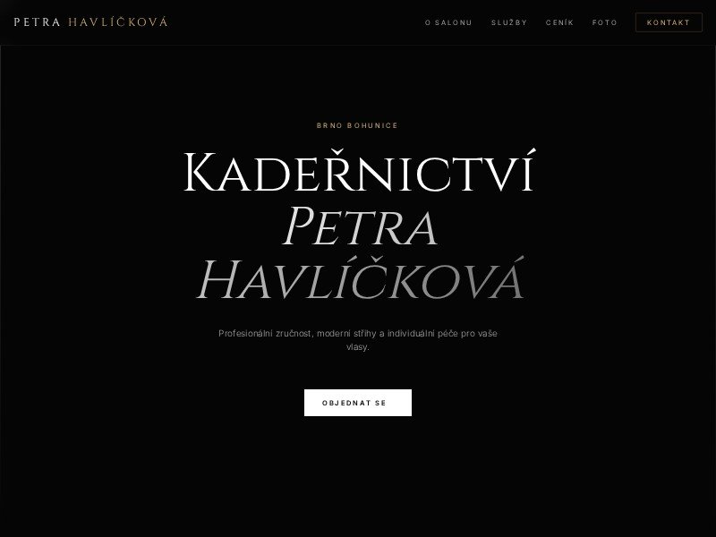 Preview for Hair Salon Landing Page Template