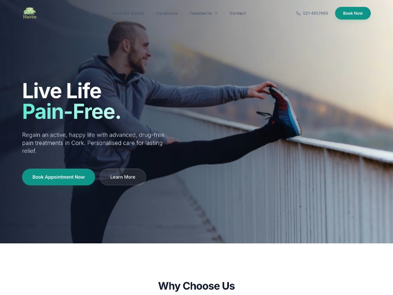 Preview for Chiropractic Clinic Website Template